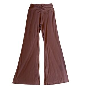 Vitality Women’s Cloud II™ Rib Cinch Wide Leg Trouser Color Sepia Size M Short